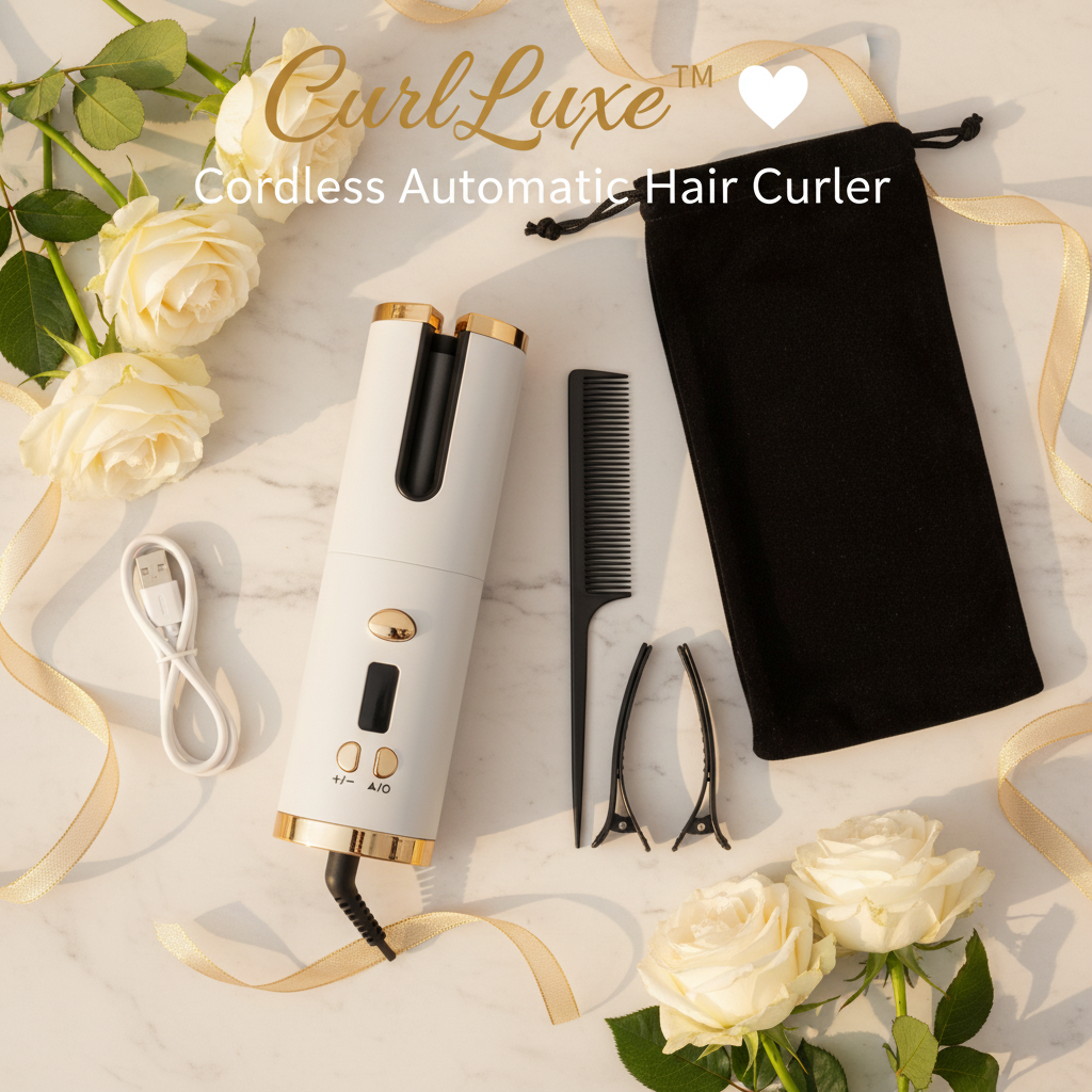 CurlLuxe Flat Lay Roses